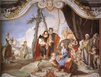 Tiepolo, Giovanni Battista - Patriarcale Rachel Hiding the Idols from her Father Laban